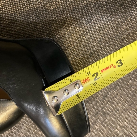 ENZO ANGIOLINI Sz  9 Classic With Platform 5” Heels Pumps Leather Shoes - Picture 9 of 10